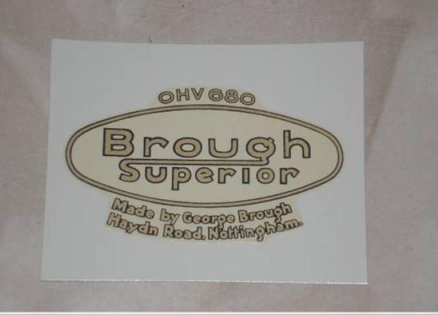 Brough Superior OHV 680 Abziehbild 1930/36