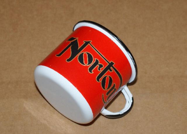 Norton Enamel Mug (red)