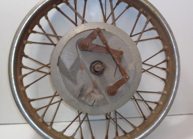 Wheel used. Bsa,Triumph, A65,T120 1969/70