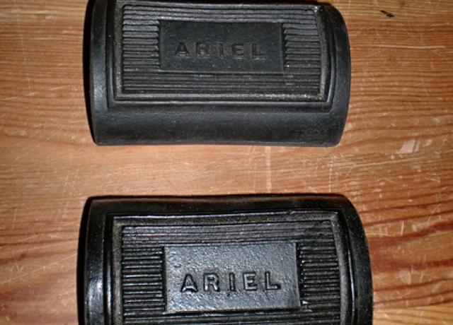Ariel Footrest Rubbers Pedal Type /Pair with Logo