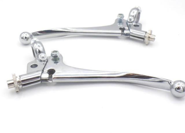 BSA/Norton/Triumph Brake and Clutch Lever Ball End CAM Adjuster 7/8" /Pair