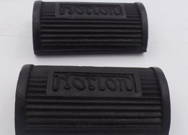 Norton Footrest Rubbers, pedal type 1920 style / Pair