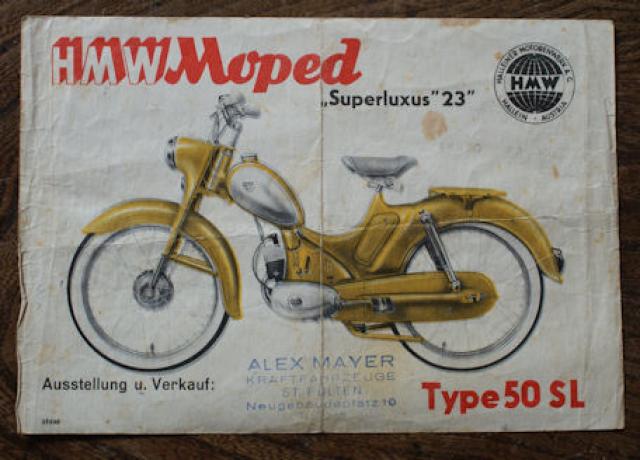 HMW Moped Type 50SL "Superluxus"23", Prospekt