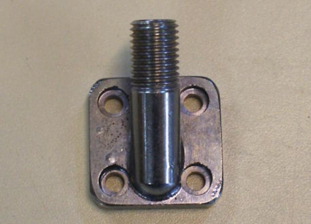 AJS/Matchless/Brough Superior Cap Oil Pump front End, Zinc plated