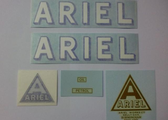 Ariel Aufkleber-Set 1928