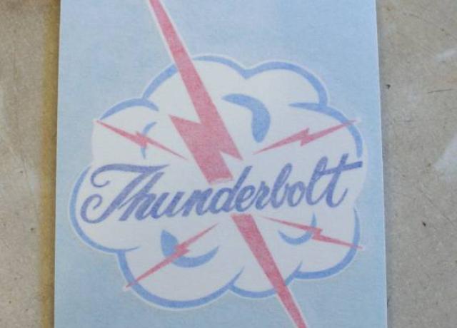 BSA Thunderbird Sticker for Tank Top 1968