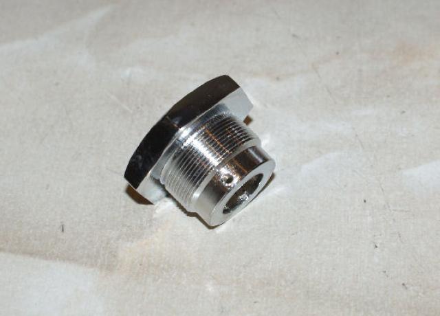 Triumph Gabelmutter oben Chrom 26TPI