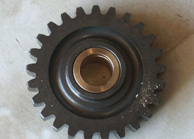 Velocette Erster Gang auf Hauptwelle 25Z.