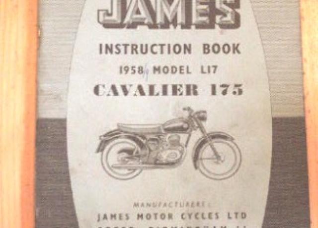 James Handbuch 1958/59 Model. L17 Cavalier 175
