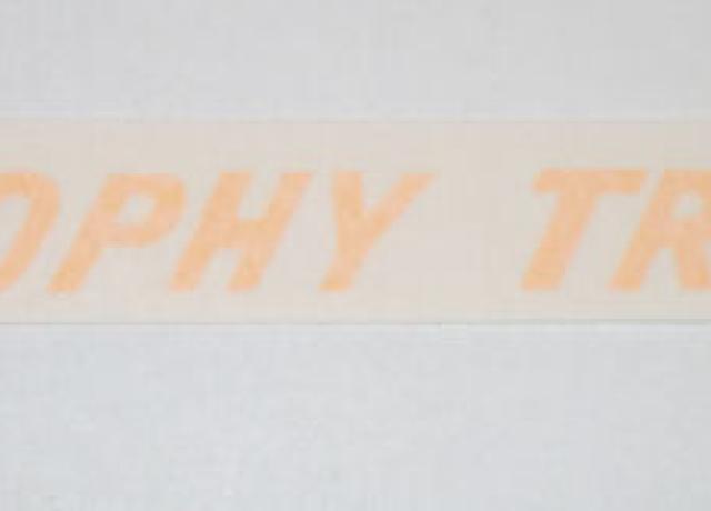 Triumph "Trophy Trail" Panel Aufkleber 1973