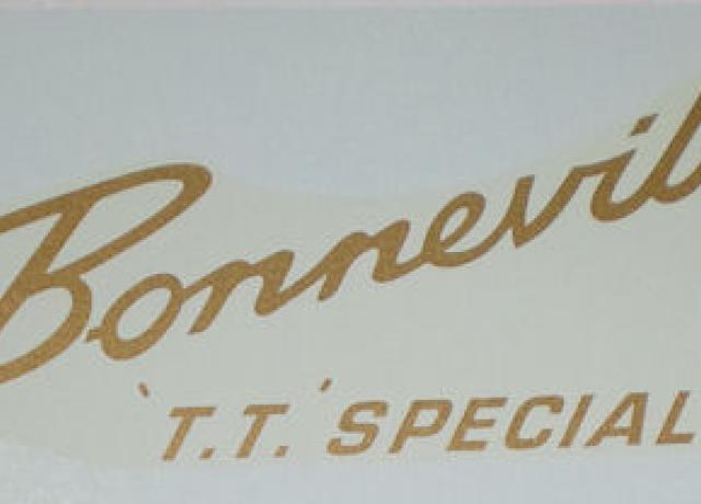 Triumph "Bonneville T.T. Special" Panel Abziehbild 1968-69