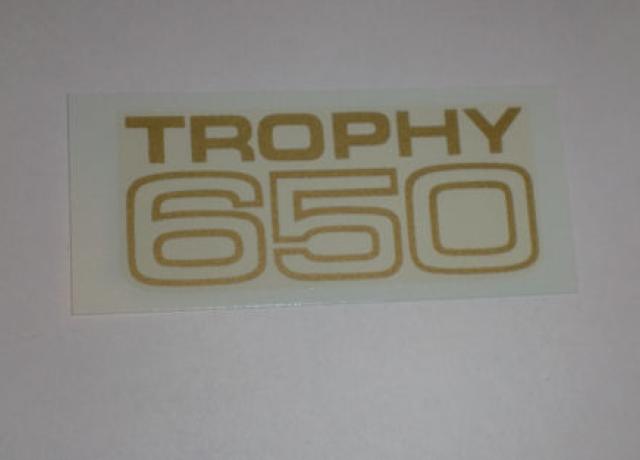 Triumph "Trophy 650" Abziehbild f. Seitendeckel 1970 