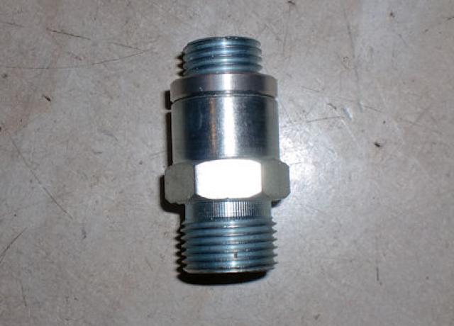 AJS/Matchless Union, Oil Feed Pipe, Engine End w. Washer