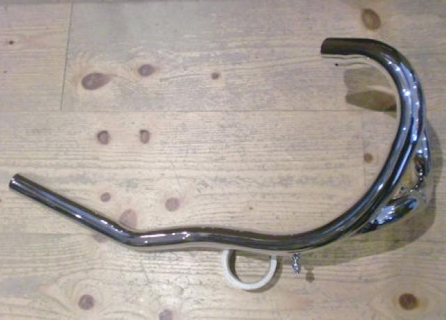 AJS/Matchless 650cc Siamese Exhaust Pipe 1 5/8" 1960 on CS Mod. upswept- Offroad Models