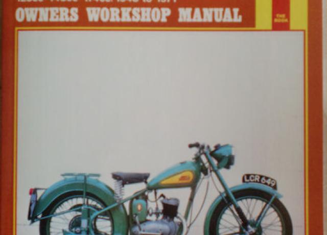 BSA Bantam 1948-1971, Owners Workshop Manual. Haynes