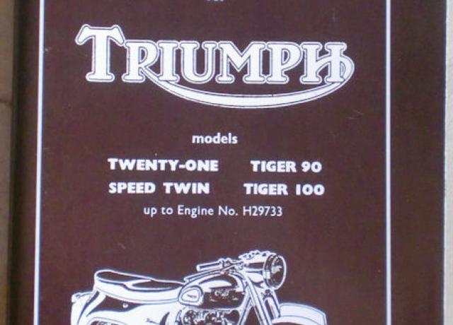 Triumph Instruction Manual for Triumph - Handbuch
