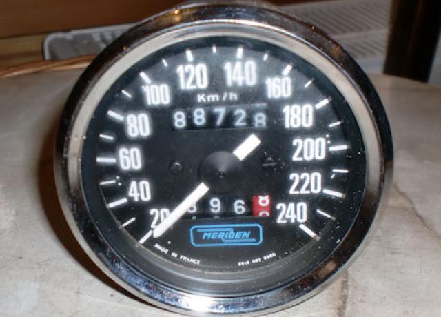 Meriden Speedometer 20-240 km/h used