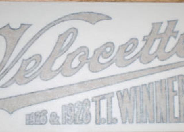 The Velocette 1926&1928 T.T. Winners Aufkleber