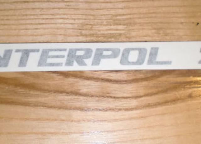 Norton Interpol 2 Sticker for Side Panel 1983/93