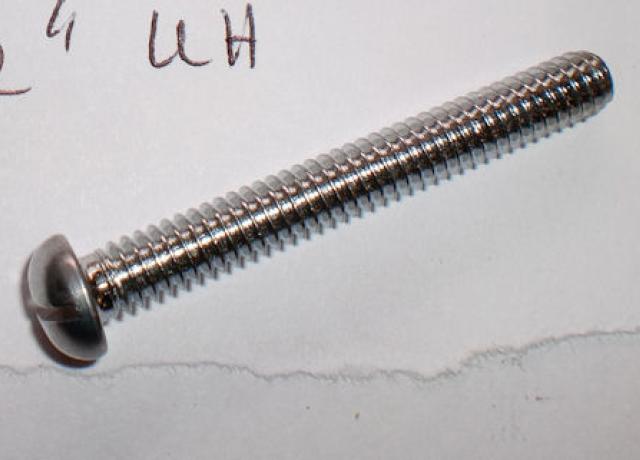 Schraube 1/4" x 20TPI Whitworth x 2" UH