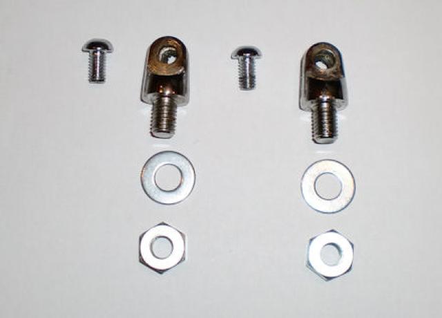 AJS/Matchless/Norton Front Number Plate Mounting/Holder /Set 