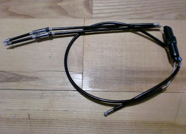 Triumph Throttle or Air Cable Assembly with Junction Box-Low Bar- 
