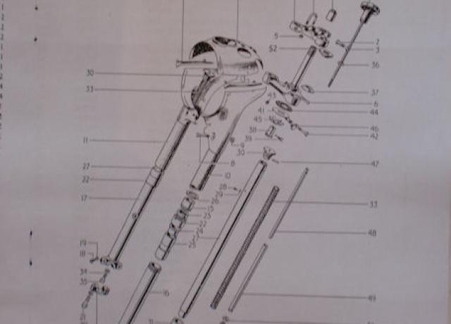Triumph Twenty one Replacement Parts Catalogue No.1 1957, Copy