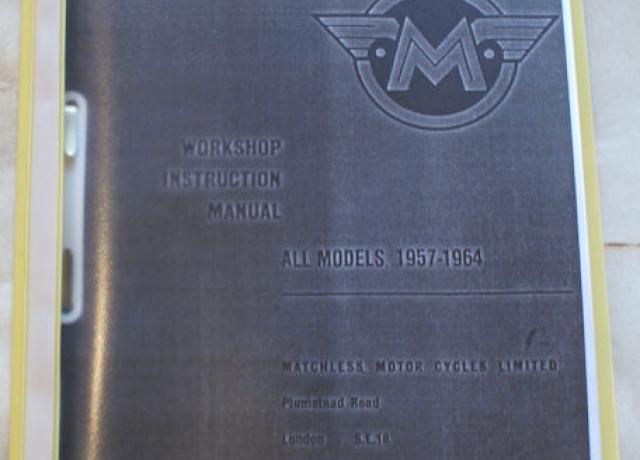 Matchless, Workshop Instruction Manual 1957-64, Copy