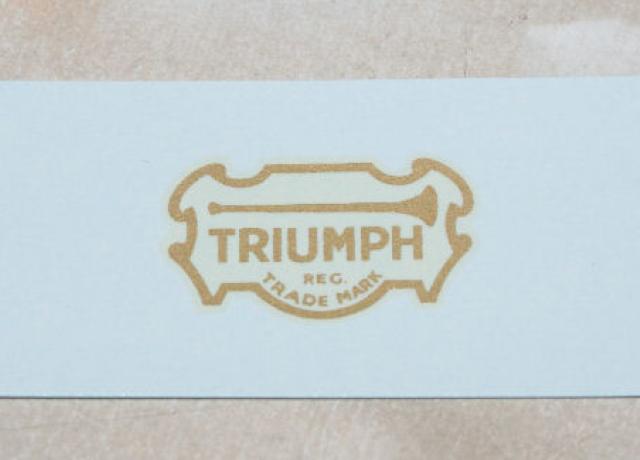Triumph Abziehbild für Lenkkopf bis 1928