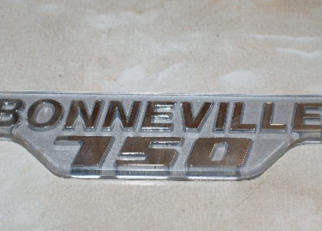 Triumph Badge T140 "Bonneville" silver/gray