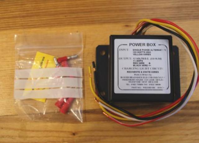 Boyer Power Box single Phase with charg. light 12V
