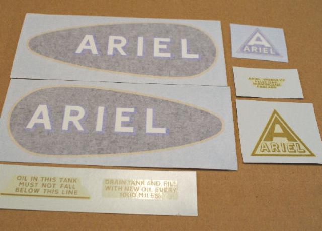 Ariel Sticker Set for Vertical Engine Models 1932