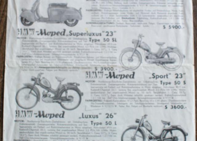 HMW - Modelle 1955, Brochure