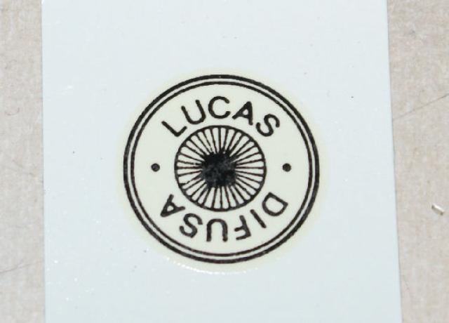 Lucas Abziehbild für Scheinwerferglas