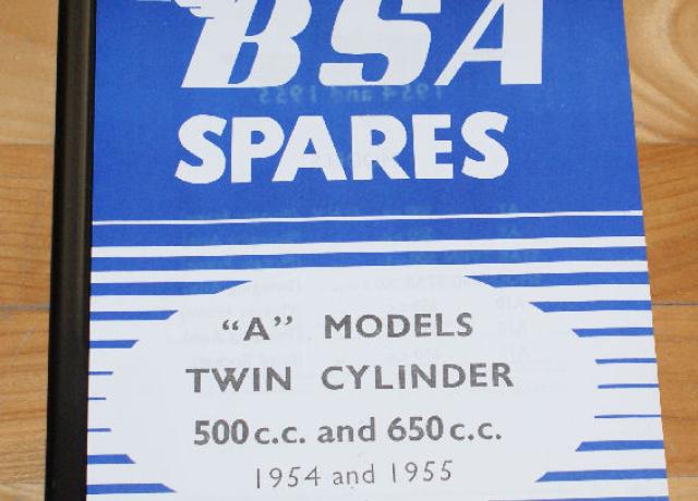 BSA Teilebuch A-Modelle Zweizylinder 1954-55