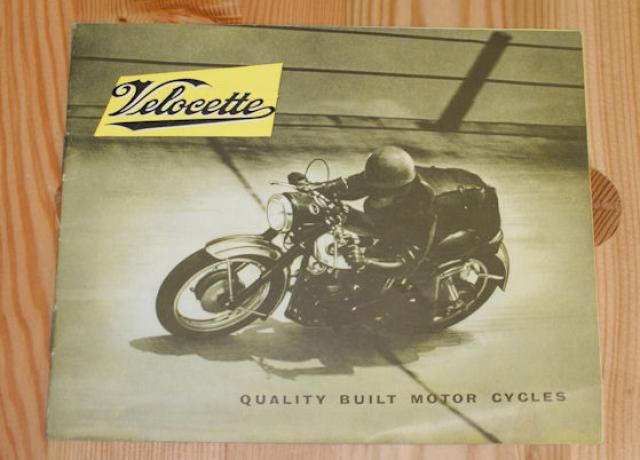 Velocette - Quality built motor cycles, Prospekt