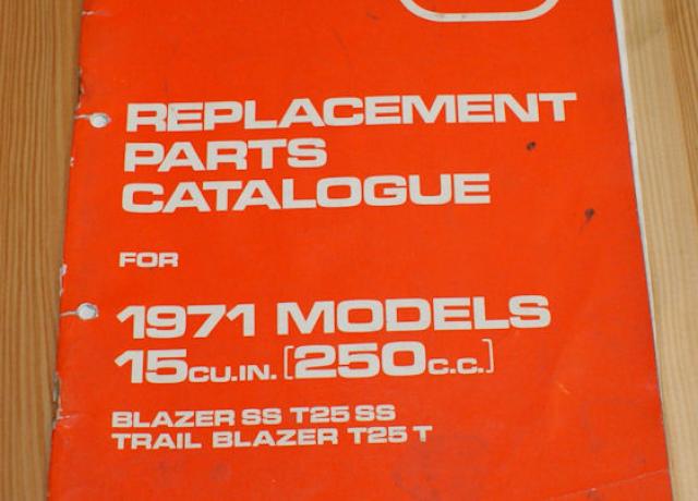 Triumph Replacement Parts Catalogue 1971