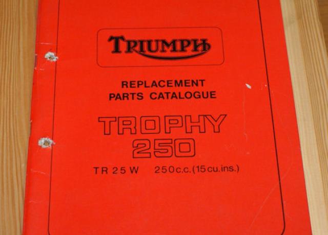 Triumph Replacement parts Catalogue, Teilebuch