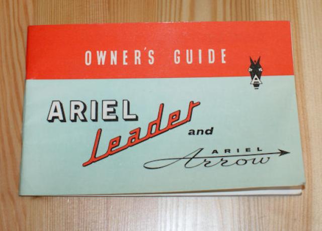 Ariel Leader and Ariel Arrow, Owner´s Guide, Handbuch