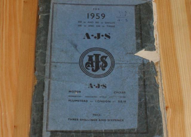 AJS Spares list 1959