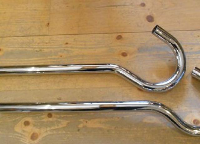 Exhaust Pipes Matchless High Level G80 1939-45 500 cc Iron Head 1 3/4"/Pair
