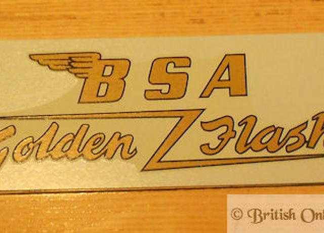 BSA Golden Flash Rear Mudguard Transfer 1950-57