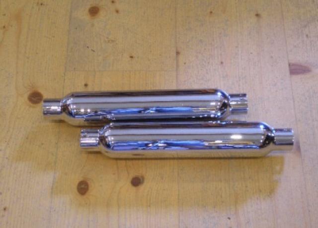 Rudge Ulster Silencers 1 3/4" /Pair