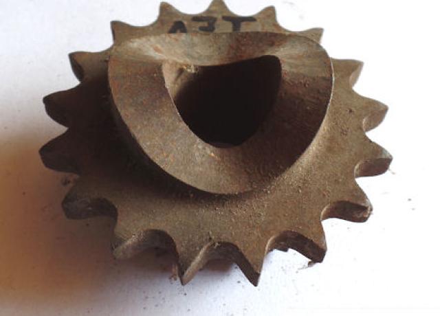AJS/Matchless Engine Sprocket 17/16 Teeth ID: 22mm used/NOS