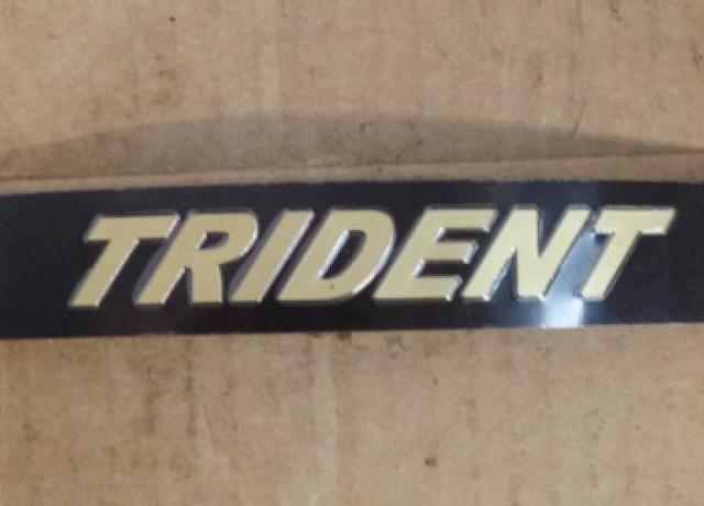 Triumph Trident Aufkleber Schwarz/Gold T150