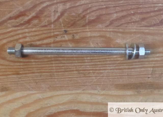 AJS/Matchless Stud with Nuts and Washers  4.5/8" x 1/4"