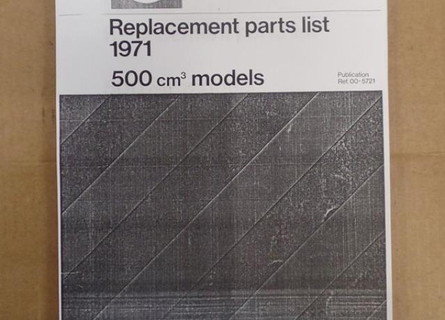 BSA Teilebuch Kopie 1971 500 Modelle