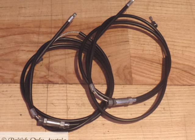 Triumph Bonneville T120 TT, BSA A50, A65 Throttle Cable /Pair