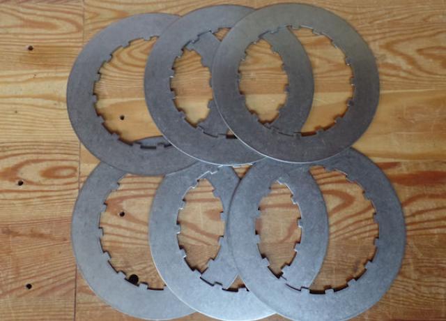 Triumph Clutch Plate Set Steel for early Models 250-750cc 1937-1988 /Set