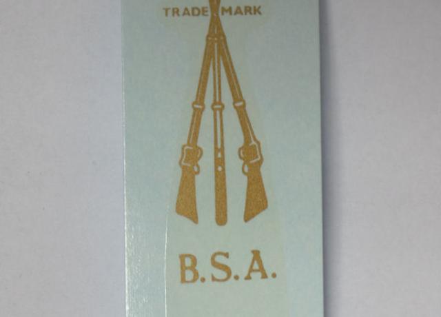 BSA Bantam Abziehbild für Hintere Nummertafelhalterung 175cc ab 1946